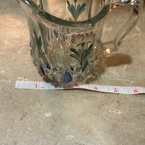 Antique Heisey Glass Peerless Colonial Small Pitcher - Picture 6 of 8